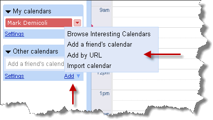 Image:Calendar Subscription now available for Google Calendar